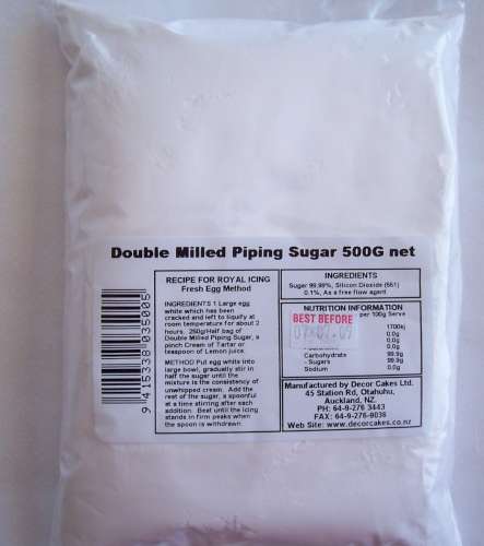 Double Milled Piping Sugar - Click Image to Close
